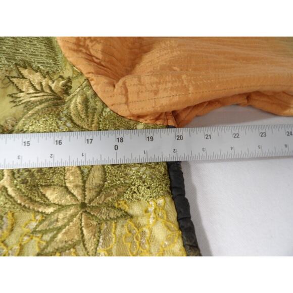 Flashback Cardigan Blazer Small Artsy Patchwork Quilted Peasant Vtg - Picture 13 of 14